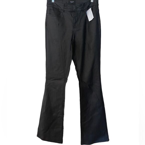 Vero Moda Black Woman’s Mr Flared Coated Jeans - Picture 1 of 6
